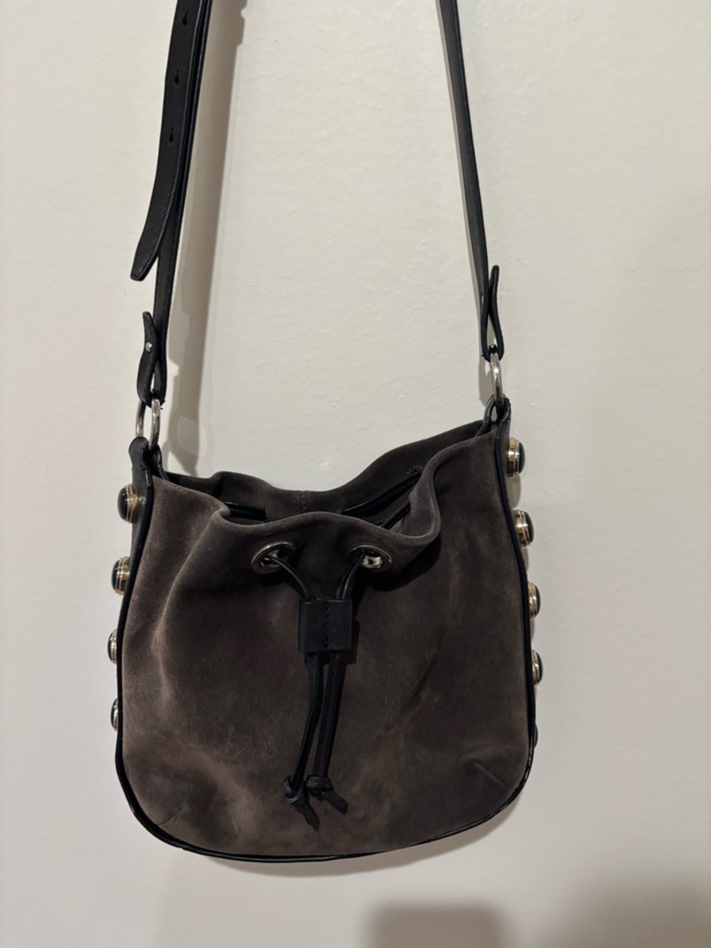 Drawstring Shoulder Bag - Picture 2 of 8